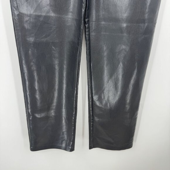 Aritzia Wilfred The Melina Vegan Leather Pant in Black Womens Size 10 - Picture 4 of 16